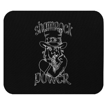 Discover Shamrock power Mouse Pads