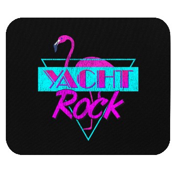 Discover Yacht Rock Retro Flamingo Mouse Pads