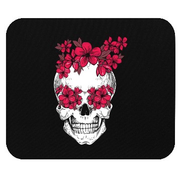 Discover Mexican Skull Flower Lover Florist Cinco de Mayo Mouse Pads