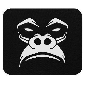 Discover Gorilla, not very amused! Mouse Pads