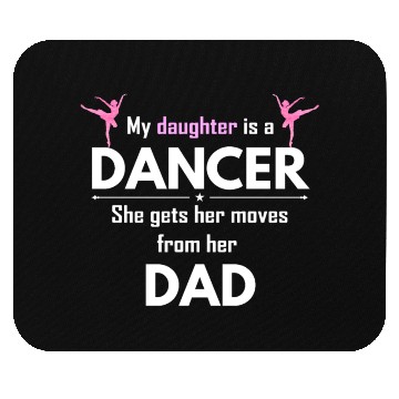 Discover Dance Dad Dancer Fathers Day Mouse Pads