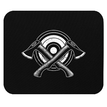 Discover Bullseye Axe Throwing - Cool Axe Thrower Gift Mouse Pads