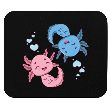 Discover Sweet Axolotl Mouse Pads