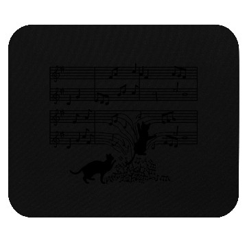 Discover Cat Music Mouse Pads