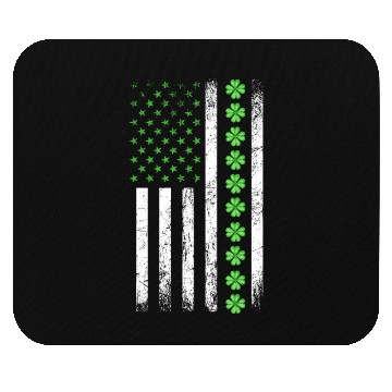 Discover Irish American Flag Mouse Pads