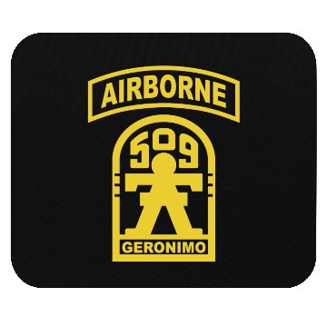 Discover Geronimo 509th Airborne Parachute Infantry US Army Mouse Pads