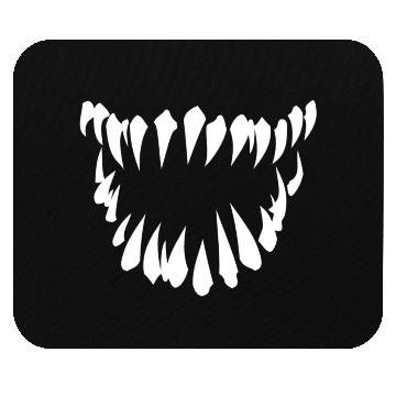 Discover Fangs - Halloween- Creepy Mouse Pads