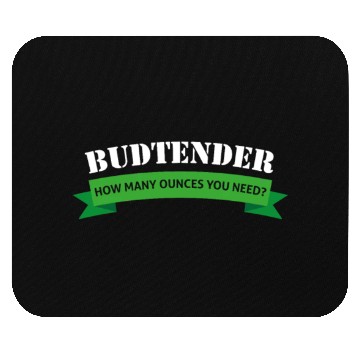Discover Budtender Design Hemp Dispensary Medical Marijuana Mouse Pads