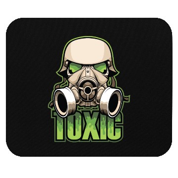 Discover Toxic, Gas Mask, Anti Virus, Bio Hazard, Survival Mouse Pads