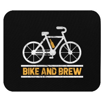 Discover Cycling Bike And Brew Mouse Pads