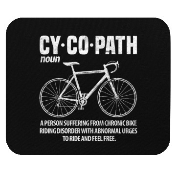 Discover Cycling Cycopath Definition Mouse Pads