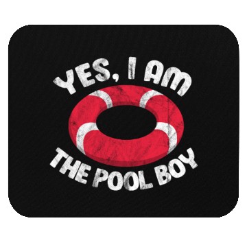 Discover Swimming Yes, I Am The Pool Boy Mouse Pads