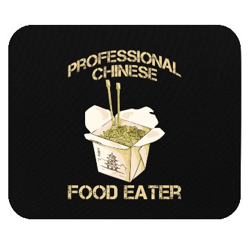 Discover Professional Chinese Food Eater Asian Noodle Lover Mouse Pads