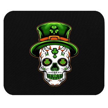 Discover Sugar Skull St Patricks Day Mouse Pads