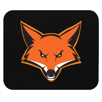 Discover Fox mascot Mouse Pads