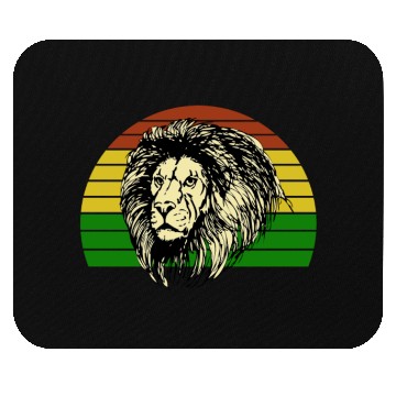 Discover Rasta Lion Reggae Mouse Pads