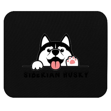 Discover siberian husky Mouse Pads