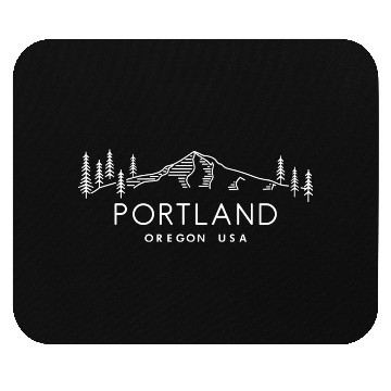 Discover Portland Oregon USA Mouse Pads