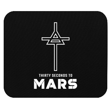 Discover 30 Seconds to Mars Cross Logo Mouse Pads