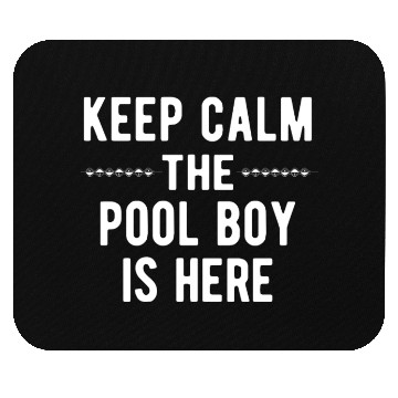 Discover Pool Boy: Keep Calm Mouse Pads