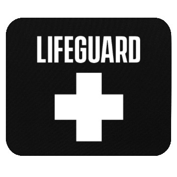 Discover Team Lifeguard Life Guard Pool Attendant Guards Mouse Pads