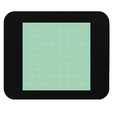 Discover Triangle Blue Yellow Mouse Pads