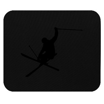 Discover skiing Mouse Pads