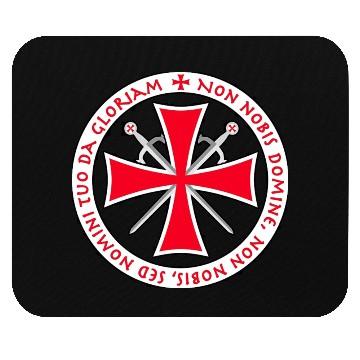 Discover Knights Templar Cross Seal Mouse Pads