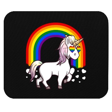 Discover LGBTQ Unicorn - Gay Pride Mouse Pads