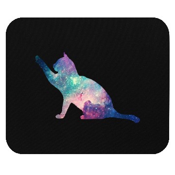 Discover galaxy cat for cats lovers Mouse Pads
