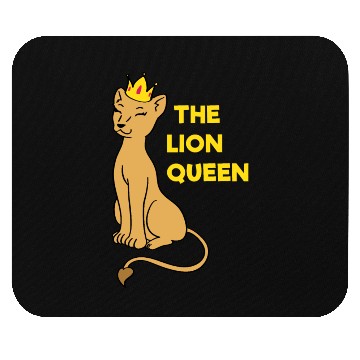 Discover the lioness queen lion king for woman feminist Mouse Pads