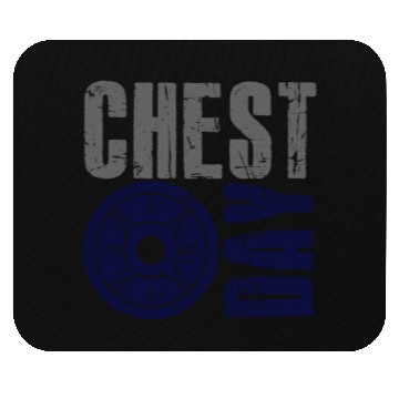 Discover Chest Day Pectoral Exercise Gym Rat Mouse Pads