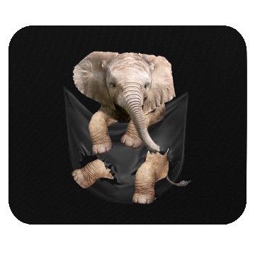 Discover Elephant Pocket Mouse Pads