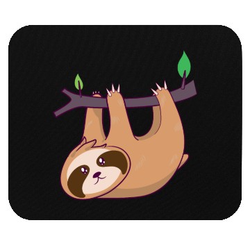Discover Sloth Sloth Sloth Chill Relax Mouse Pads