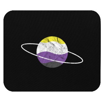 Discover Non Binary Planet LGBTQ Flag Mouse Pads