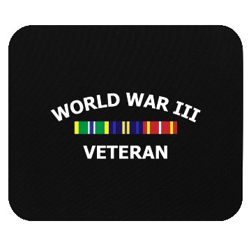 Discover World War 3 Veteran Joke Gift Mouse Pads