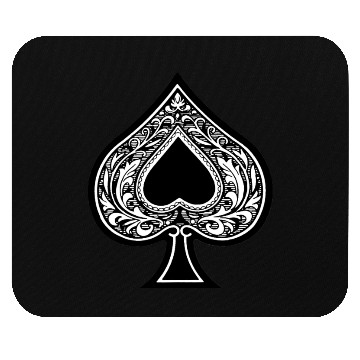 Discover Poker spade - King Spade - Poker card Mouse Pads