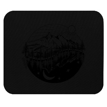 Discover day and night Mouse Pads
