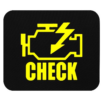 Discover Mechanic Auto Repair Check Engine Light Mouse Pads