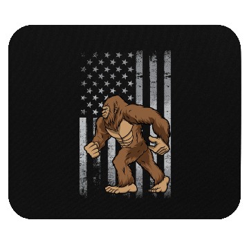 Discover Bigfoot Sasquatch I Believe with USA Mouse Pads