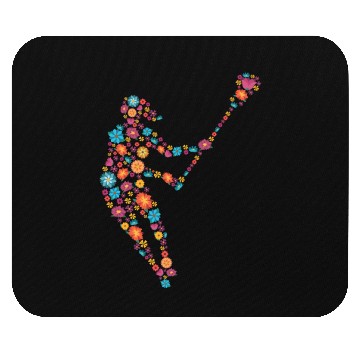Discover Lacrosse Flower gift for Lacrosse Player Mouse Pads