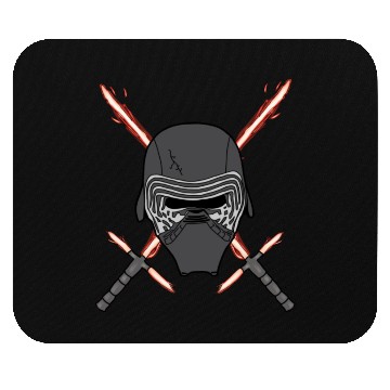Discover Kylo Ren mask lightsaber Star Wars Mouse Pads design