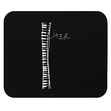Discover jazz piano white 1 Mouse Pads
