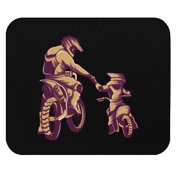 Discover Title: Motocross Dirt Bike Fathers Day Mouse Pads