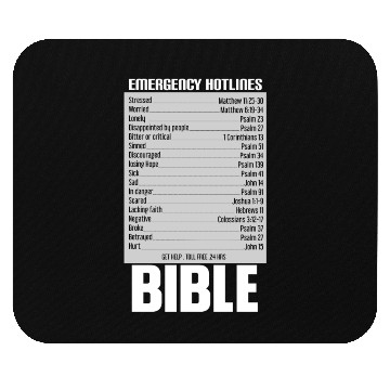 Discover Bible Hotline Mouse Pads