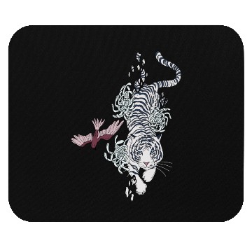 Discover Unique Japanese spirit Tiger | My spirit Animal Mouse Pads