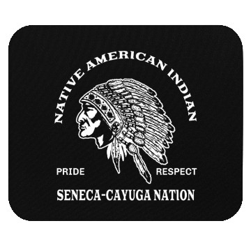 Discover Seneca cayuga nation native american inspired gift Mouse Pads