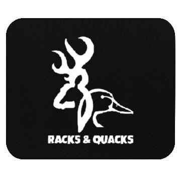 Discover Deer And Duck logo Funny Mouse Pads