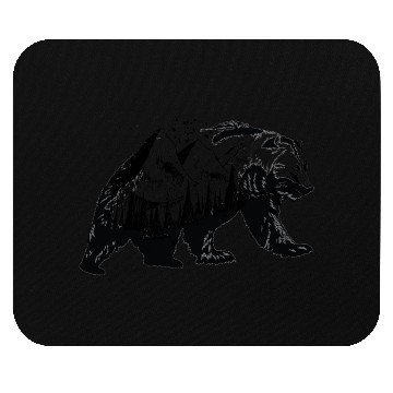 Discover Natural bear Mouse Pads
