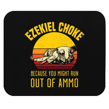 Discover Funny Jiu Jitsu Mouse Pads - Ezekiel Choke - Jiujitsu H